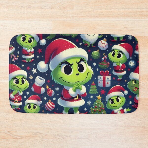 Item preview, Santa Grinch Cute Pattern designed and sold by Simplybe1.