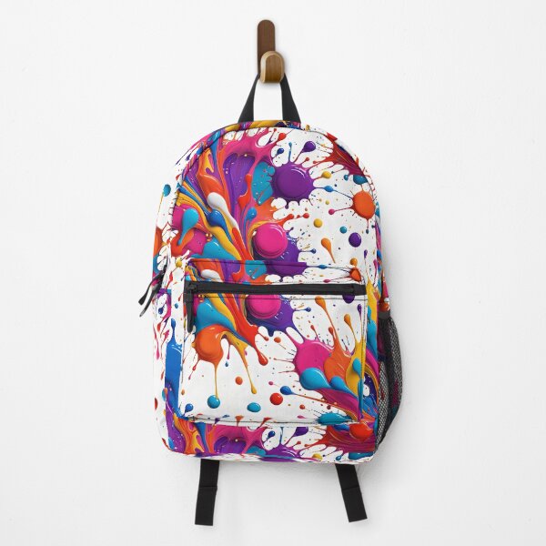 Item preview, Wild & Vibrant Paint Splash on White designed and sold by gjsart.