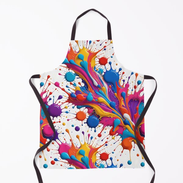 Item preview, Wild & Vibrant Paint Splash on White designed and sold by gjsart.