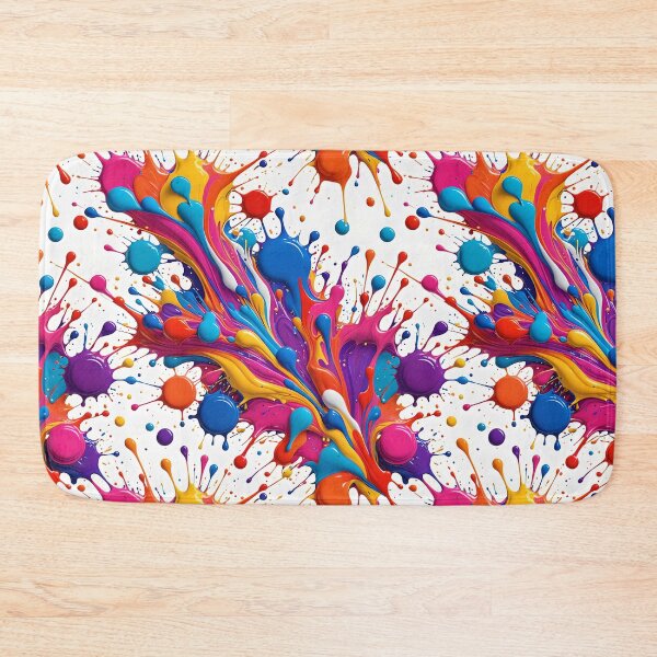 Item preview, Wild & Vibrant Paint Splash on White designed and sold by gjsart.