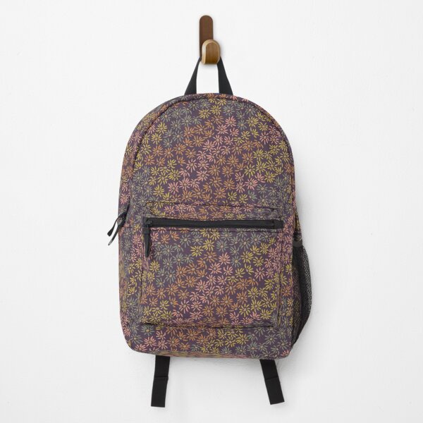 Item preview, Florette Daisy Floral Pattern - Fig, Coral, Saffron, Rust, Sage, Fawn designed and sold by Irene Estelle.