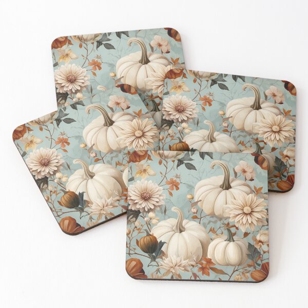 Artikelvorschau, Vintage Halloween Blumen und Kürbisse entworfen und verkauft von Design-Illusi0n.