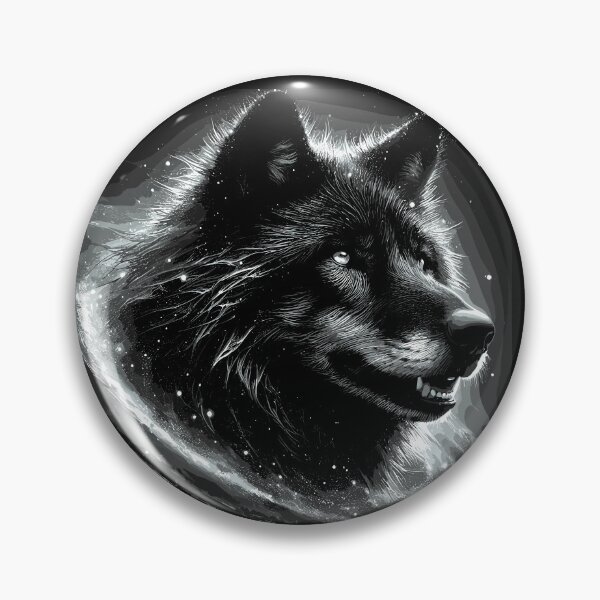 Item preview, Abstract Black Wolf Design designed and sold by Artbyminga.