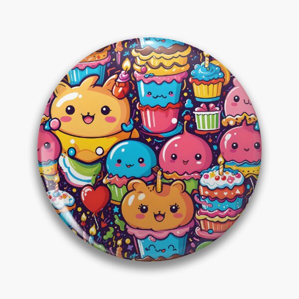 Item preview, Wild & Vibrant Kawaii Style Birthday designed and sold by gjsart.