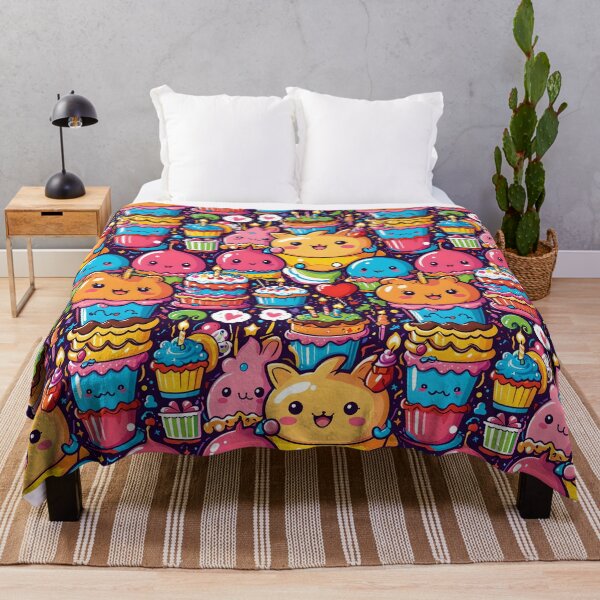 Item preview, Wild & Vibrant Kawaii Style Birthday designed and sold by gjsart.