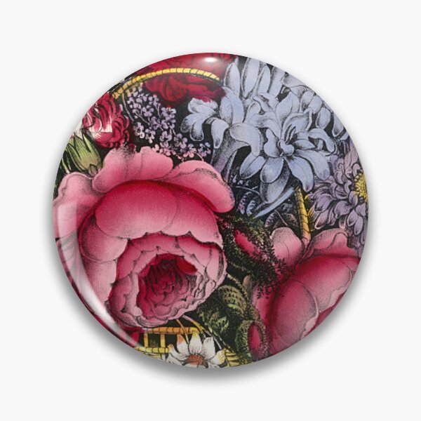 Item preview, Flower Basket by Currier & Ives, 1871ca designed and sold by HausHatfield.