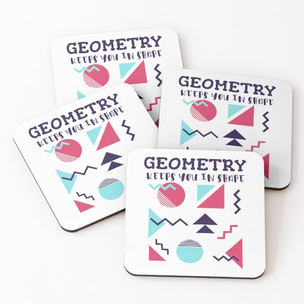 Item preview, Geometry Keeps You in Shape - Abstract Math Art designed and sold by HandicraftArt.