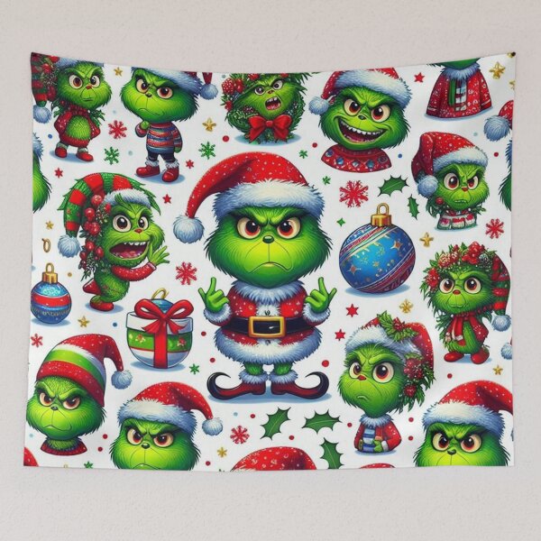 Item preview, Santa Grinch Cool Pattern designed and sold by Simplybe1.