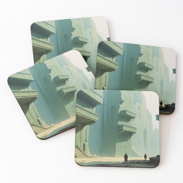 Item preview, Majestic Ancient Ruins in a Distant Sci-Fi World designed and sold by Antalahia.