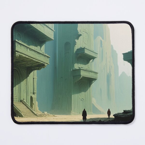 Item preview, Majestic Ancient Ruins in a Distant Sci-Fi World designed and sold by Antalahia.