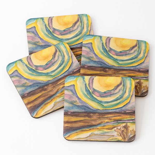 Item preview, View from Starbreaker Ranch, watercolor on paper designed and sold by Kat Lindsey.