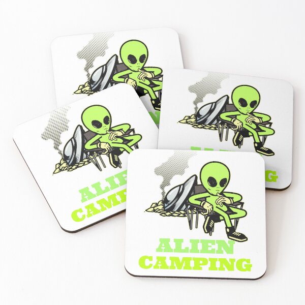 Item preview, Alien Camping T-Shirt designed and sold by PurifiedART.