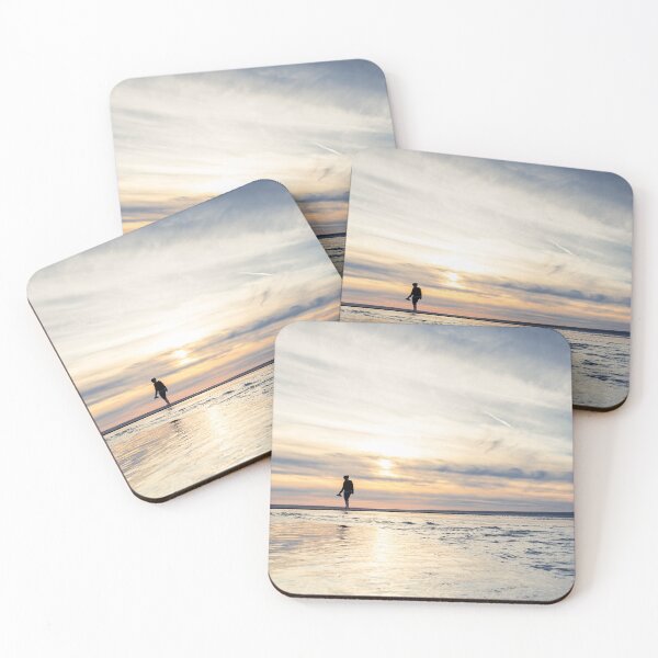 Item preview, Wakling on the beach at sunset designed and sold by Pascal-F.