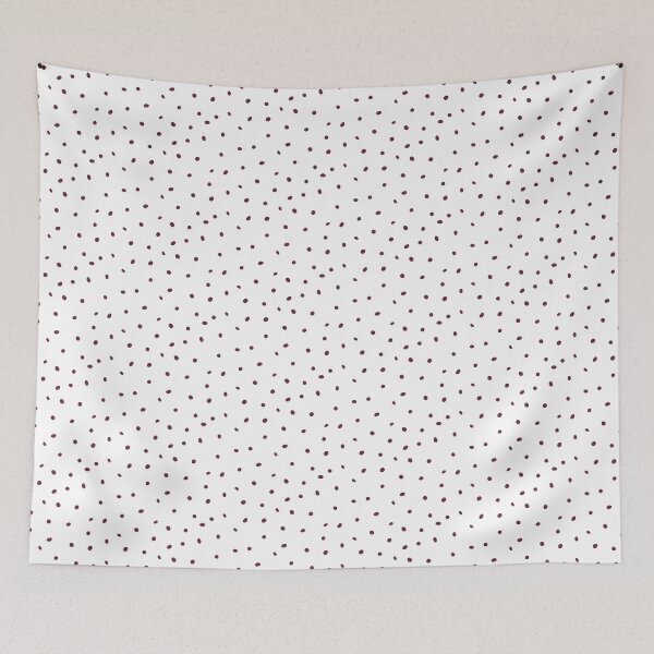 Item preview, Whimsy Dots Polka Dot Pattern - Snow + Wine designed and sold by Irene Estelle.