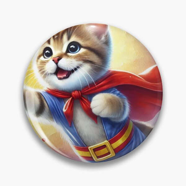 Item preview, Meowmers, The Super Duper Kitten Hero! designed and sold by NoelaniArt.