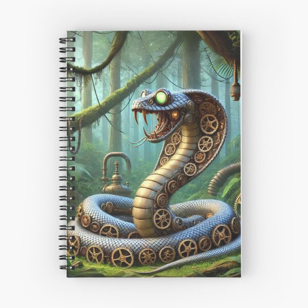 Item preview, Steampunk Fer-De-Lance Snake designed and sold by Sillytoe.