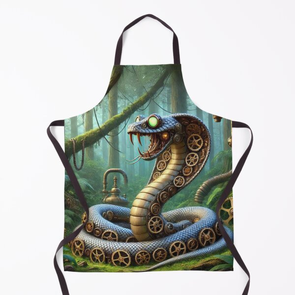 Item preview, Steampunk Fer-De-Lance Snake designed and sold by Sillytoe.