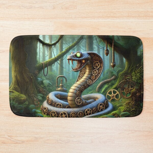 Item preview, Steampunk Fer-De-Lance Snake designed and sold by Sillytoe.