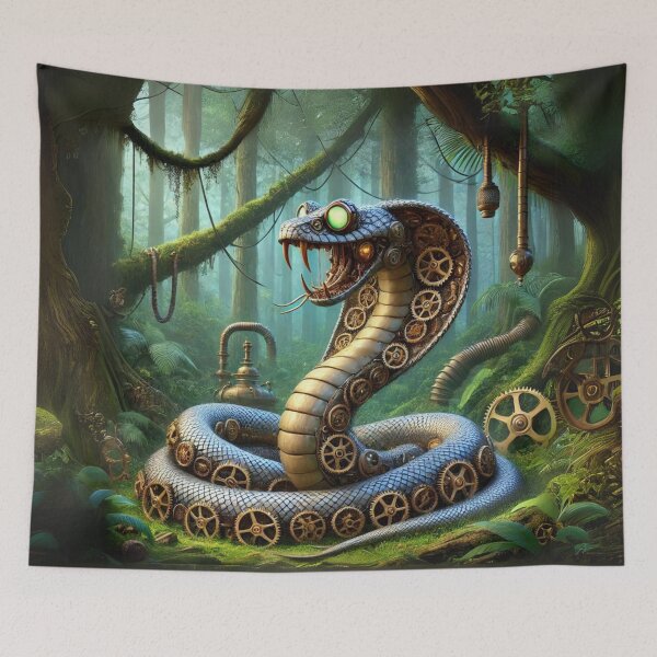 Item preview, Steampunk Fer-De-Lance Snake designed and sold by Sillytoe.