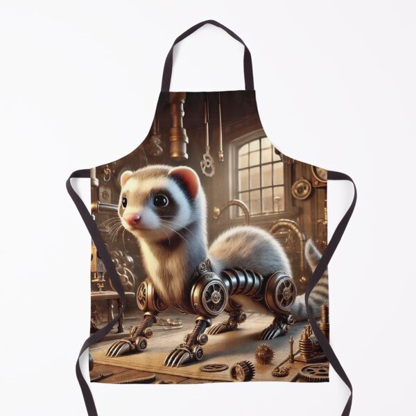 Item preview, Steampunk Ferret designed and sold by Sillytoe.