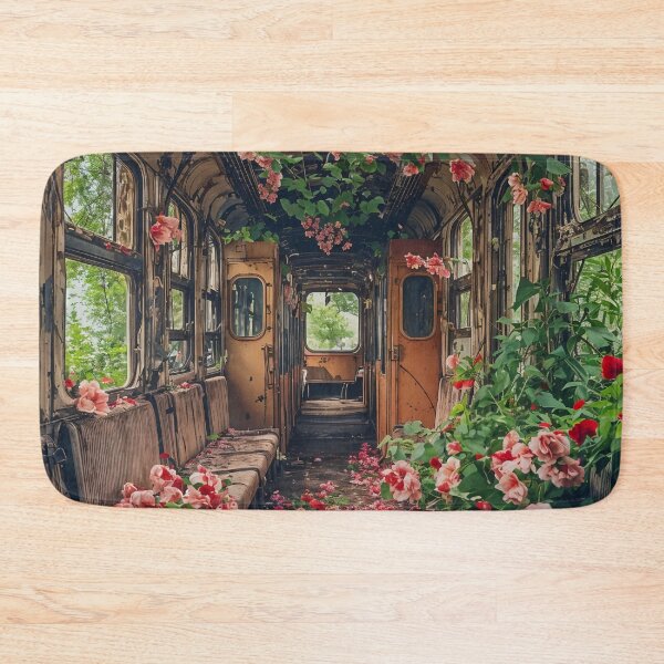 Item preview, Forgotten Blossoms: Nature's Reclamation of a Lost Train designed and sold by oanaunciuleanu.
