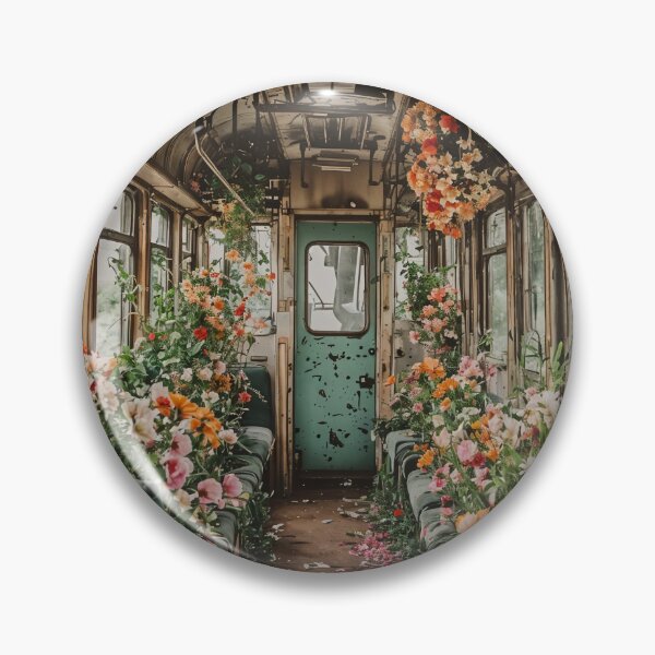Item preview, Forgotten Blossoms: Nature's Reclamation of a Lost Train designed and sold by oanaunciuleanu.