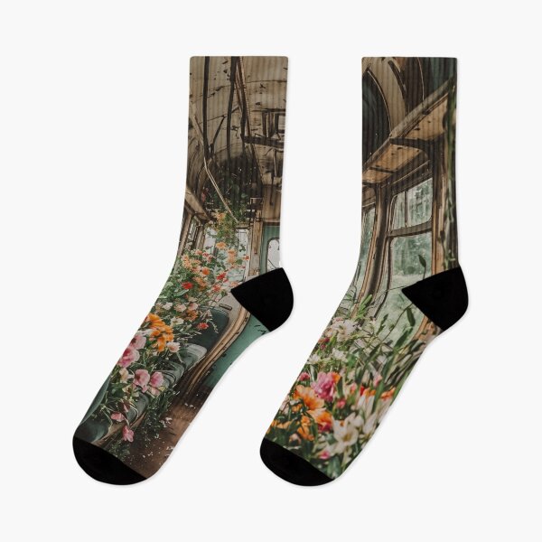 Item preview, Forgotten Blossoms: Nature's Reclamation of a Lost Train designed and sold by oanaunciuleanu.
