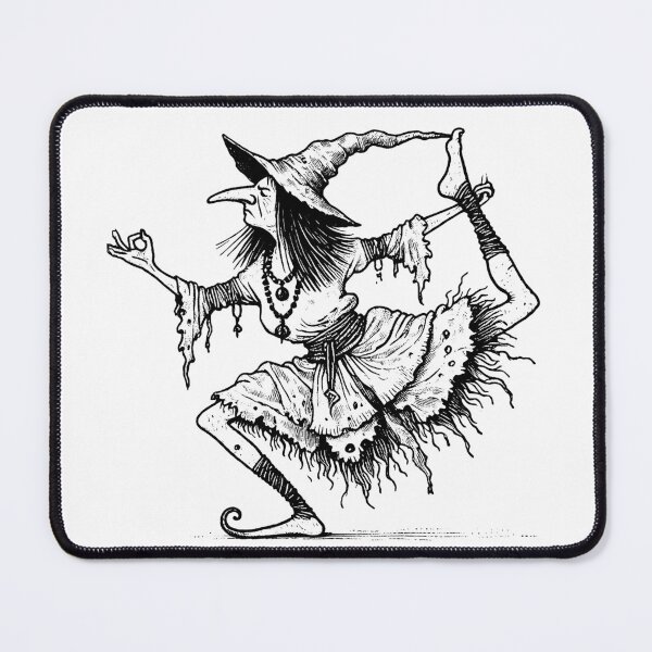 Item preview, Baba Yaga in Yoga, Funny gifts for yoga fanatics and others designed and sold by aggiesArt.