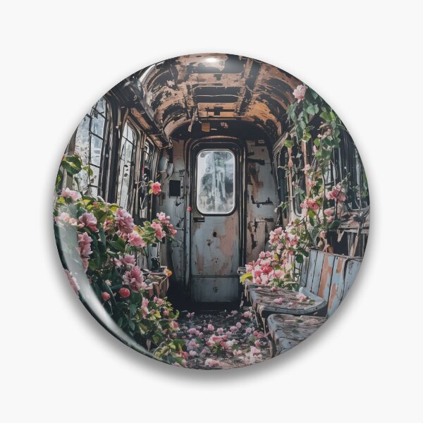 Item preview, Forgotten Blossoms: Nature's Reclamation of a Lost Train designed and sold by oanaunciuleanu.