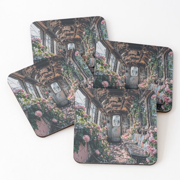 Item preview, Forgotten Blossoms: Nature's Reclamation of a Lost Train designed and sold by oanaunciuleanu.