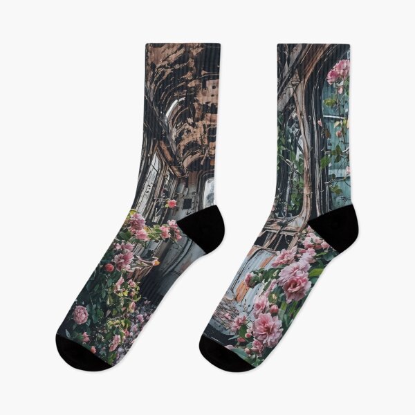 Item preview, Forgotten Blossoms: Nature's Reclamation of a Lost Train designed and sold by oanaunciuleanu.