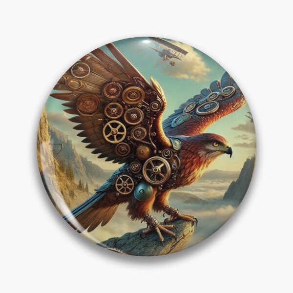 Item preview, Steampunk Ferruginous Hawk designed and sold by Sillytoe.