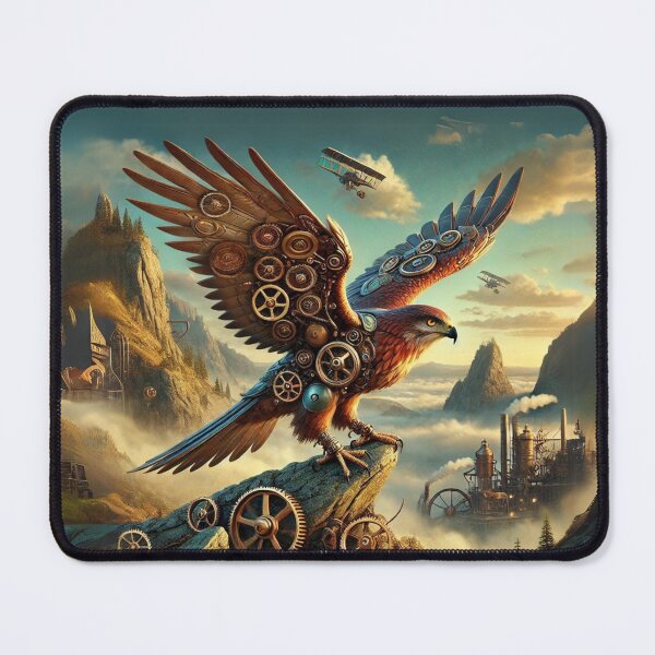 Item preview, Steampunk Ferruginous Hawk designed and sold by Sillytoe.