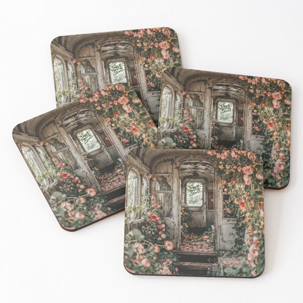 Item preview, Forgotten Blossoms: Nature's Reclamation of a Lost Train designed and sold by oanaunciuleanu.