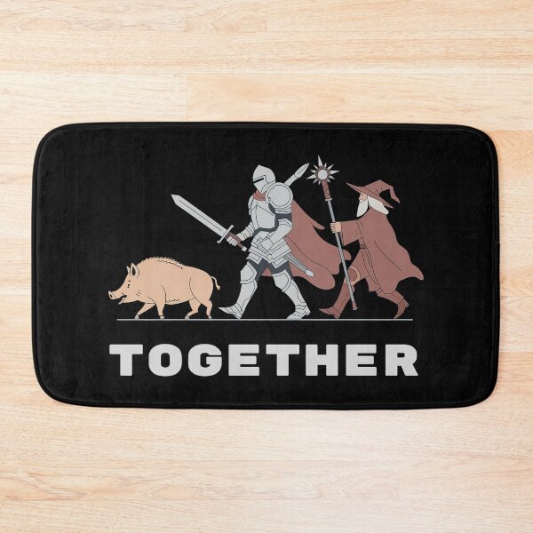 Item preview, DPS MMO - Knight, Wizard, and Boar Together designed and sold by FallenStarArt.