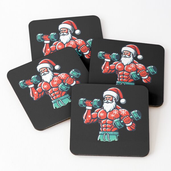 Item preview, Santa's Holiday Gains – Christmas Workout Power! designed and sold by NicoDesignArt.