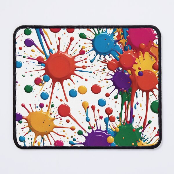 Item preview, Multicolor Paint Splatter designed and sold by gjsart.