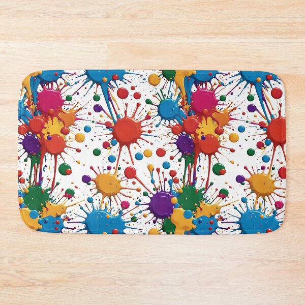 Item preview, Multicolor Paint Splatter designed and sold by gjsart.