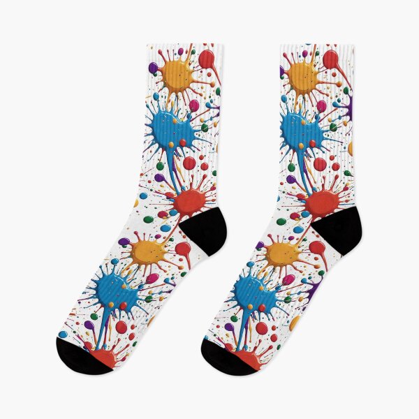 Item preview, Multicolor Paint Splatter designed and sold by gjsart.