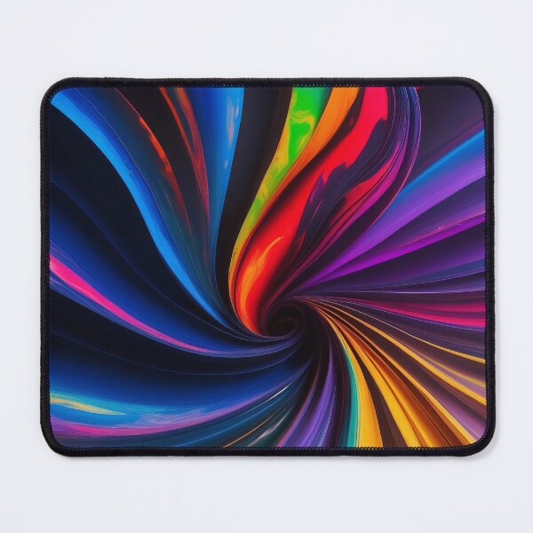 Item preview, Swirling Rainbow Energy Flowing Through Space designed and sold by ArtComixHaven.