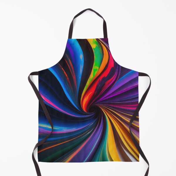 Item preview, Swirling Rainbow Energy Flowing Through Space designed and sold by ArtComixHaven.