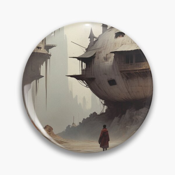 Item preview, Surreal Floating House in a Mysterious Canyon Landscape designed and sold by Antalahia.
