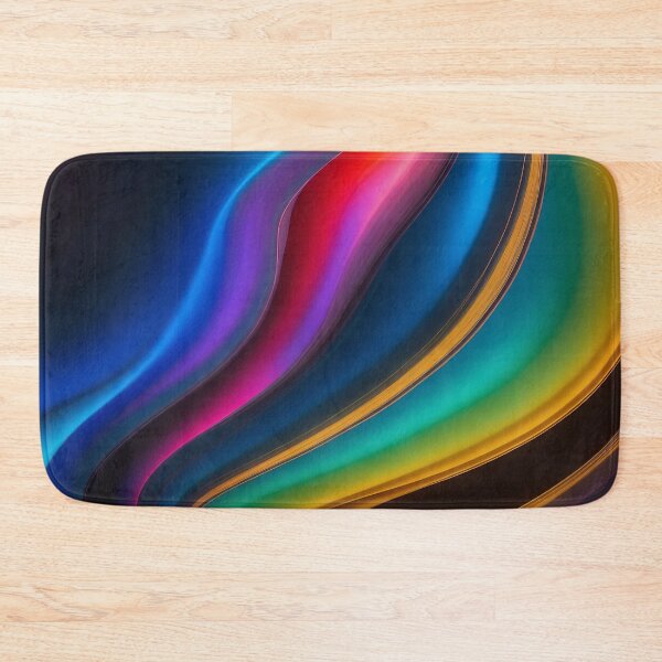 Item preview, Graceful Flow of Vivid Colour Waves designed and sold by ArtComixHaven.