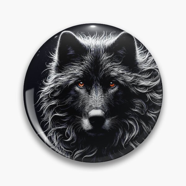 Item preview, Black Wolf With Red Eyes Design designed and sold by Artbyminga.