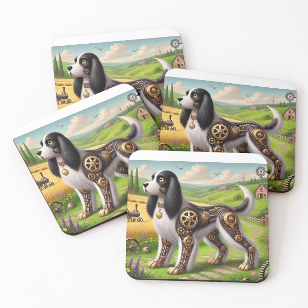 Item preview, Steampunk Field Spaniel designed and sold by Sillytoe.