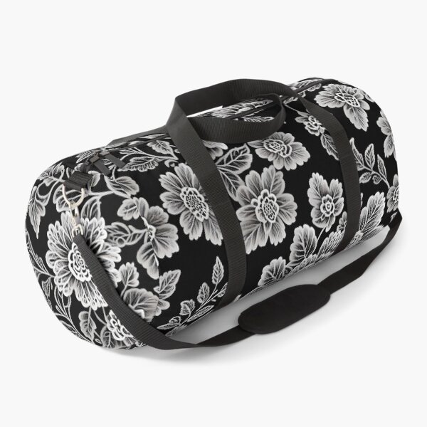Item preview, White Floral Lace on Black designed and sold by gjsart.