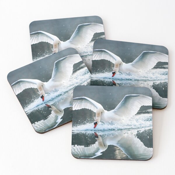Item preview, swan approaching designed and sold by SarinaWalt.