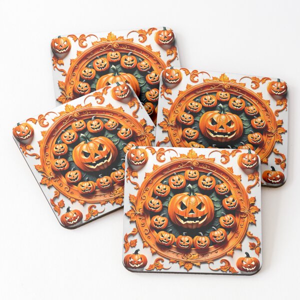 Item preview, Gothic Halloween Pumpkin Mandala designed and sold by MandalasShops.