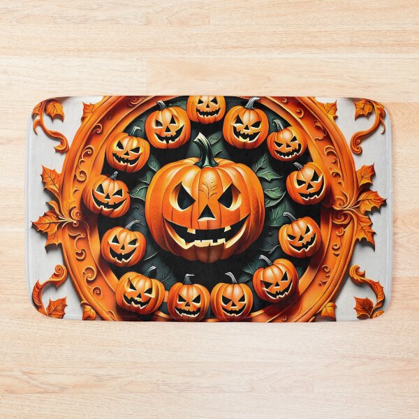 Item preview, Gothic Halloween Pumpkin Mandala designed and sold by MandalasShops.