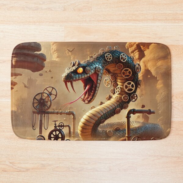 Item preview, Steampunk Fierce Snake designed and sold by Sillytoe.